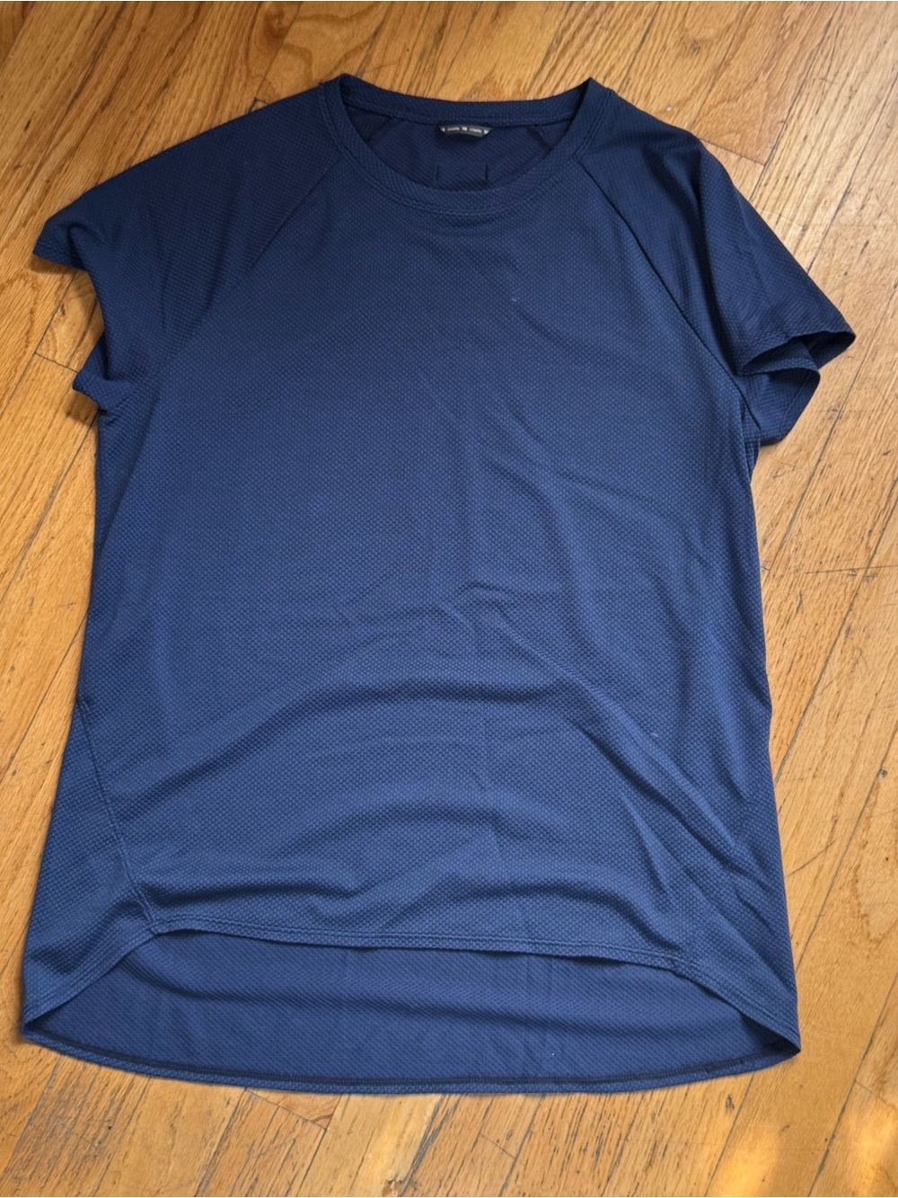 oiselle Navy Short-Sleeve Performance Tee